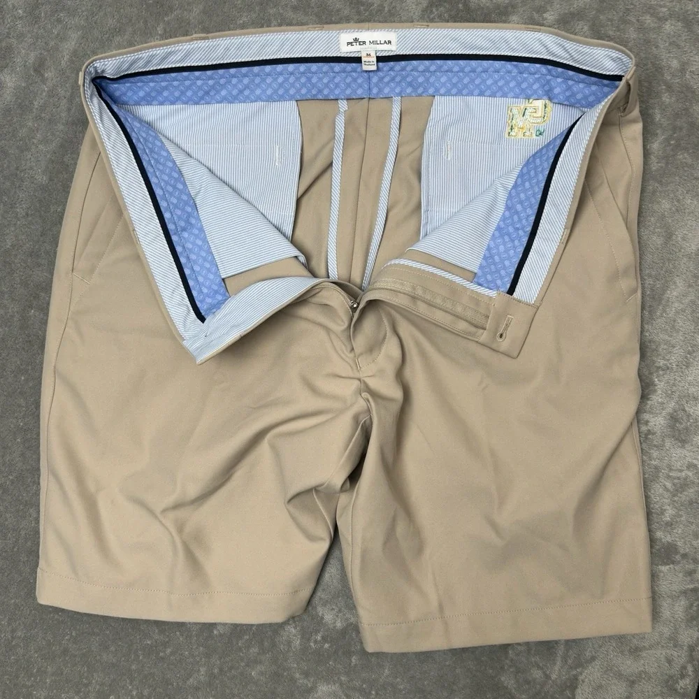 Peter Millar George Mason University Shorts Color Khaki Beige Men's‎ Size 36